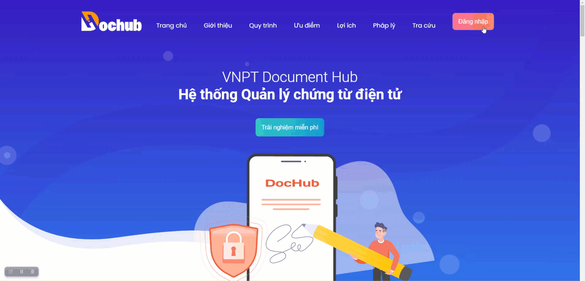 Login with processing code
