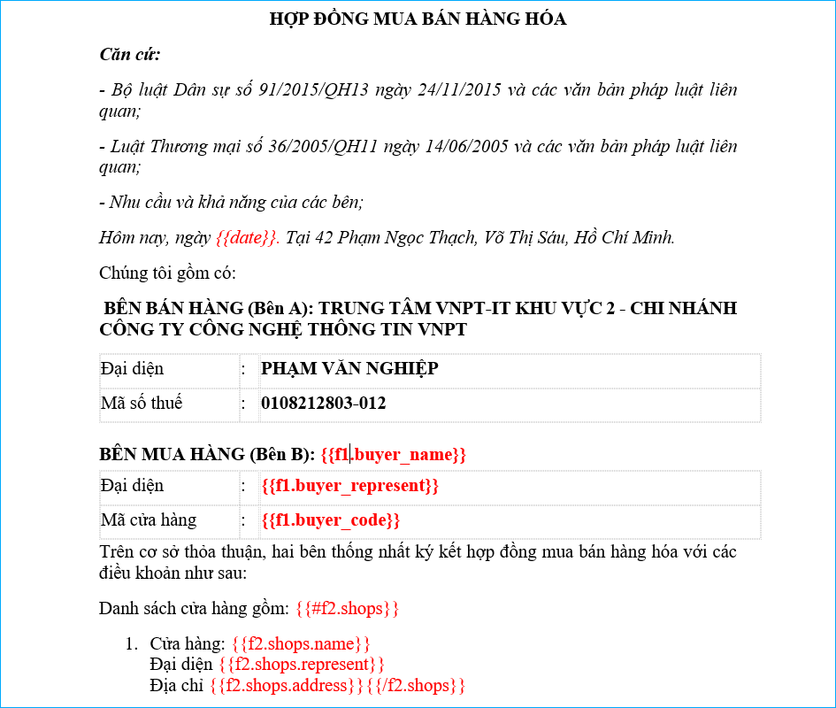 Đặt tên tham số